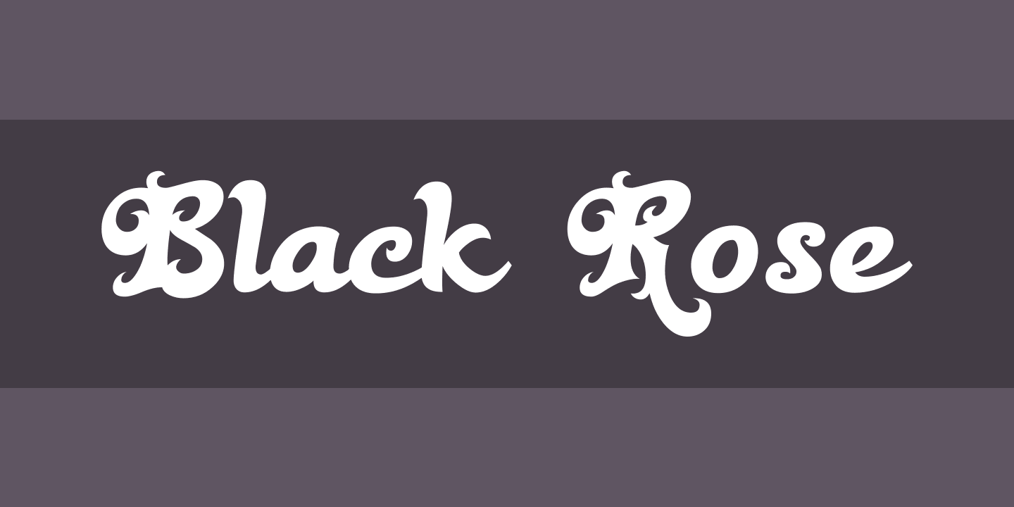 Шрифт Black Rose
